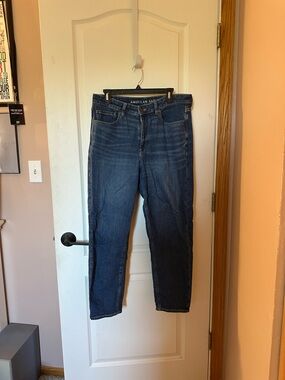 American Eagle Dark Wash Mom Jeans